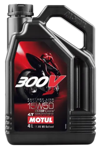 Motul 300 V Fac. 15W-50 4 Liter. Racing