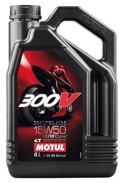 Motul 300 V Fac. 15W-50 4 Liter. Racing 