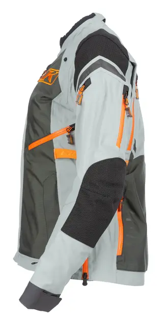 Klim Artemis Damejakke XS Asphalt - Ember Orange 