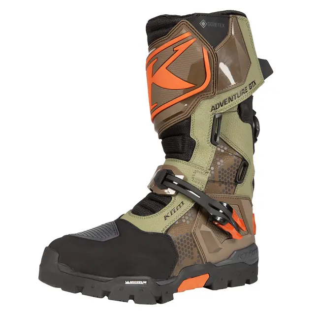 Klim Adventure GTX MC-Støvel 42,5 Burnt Olive - Potter's Clay 