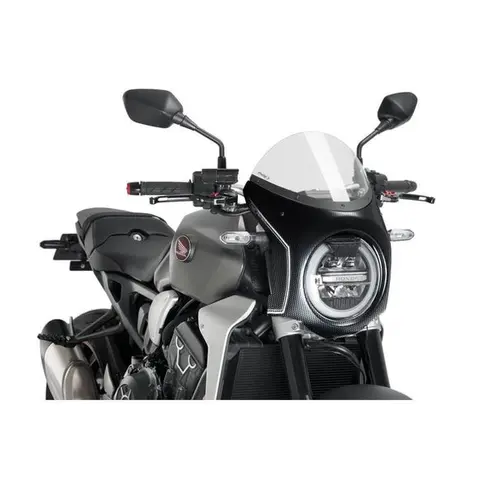 Puig Nose Fairing, Carbon og Klar skerm Honda CB 1000 R 2018&gt;2020