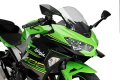 Puig Side Downforce Spoilers | Black/Gr een | Kawasaki Ninja 400 2018&gt;