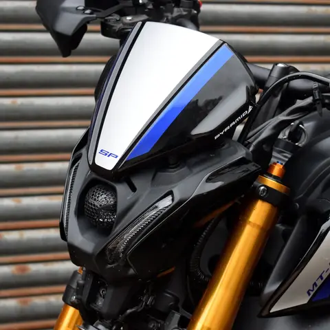 Pyramid Headlight Guard Matt Sort - Yamaha MT-07 2021&gt;