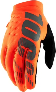 100% Brisker Vinterhanske Svart/Oransje