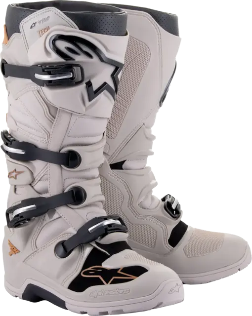 Alpinestars Tech 7 Enduro Støvler 43 Vanntett - Grå/Sand 