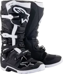 Alpinestars Tech 7 Enduro Støvler 44,5 Vanntett - Sort/Hvit