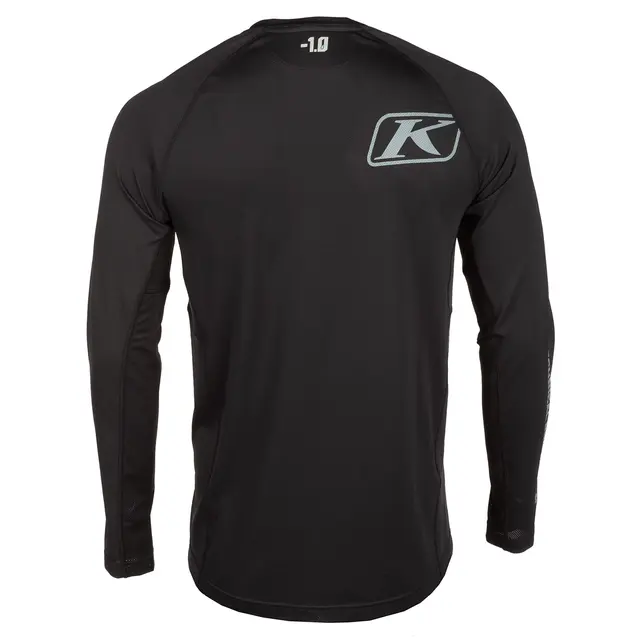 Klim Aggressor -1.0 Long Sleeve Sort M Undertrøye for varme dager 