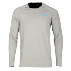 Klim Aggressor -1.0 Long Sleeve Grå S Undertrøye for varme dager