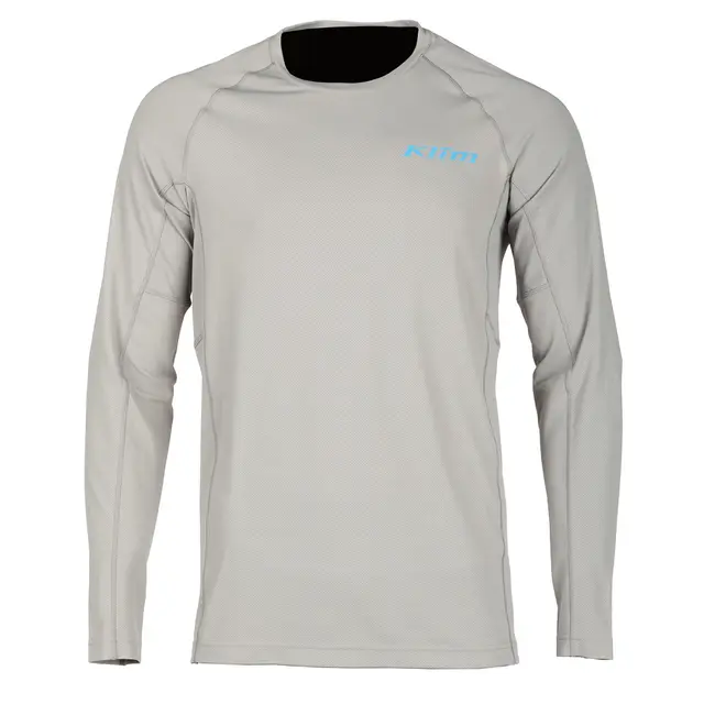 Klim Aggressor -1.0 Long Sleeve Grå S Undertrøye for varme dager 