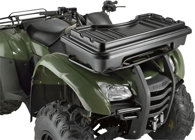 Moose Utility Basket Set Frt Poly Covered Front Basket Cargo Box Black 