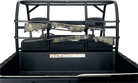 Moose Utility Gun Rack Utvs Moose Utv Double Gun Rack Black