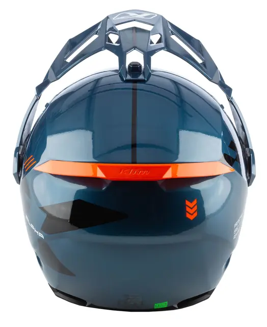 Klim X1 Alpha Hjelm XS Gloss Concept Petrol - Strike Orange 