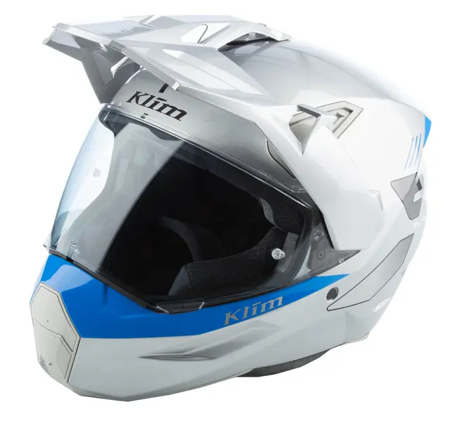Klim X1 Alpha Hjelm XS Gloss Concept High-Rise- Electric Blue 