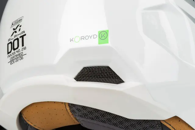 Klim X1 Alpha Hjelm XS Gloss White - High Rise 