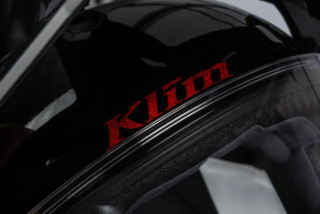 Klim X1 Alpha Hjelm XS Quanta Gloss Black - Fiery Red 