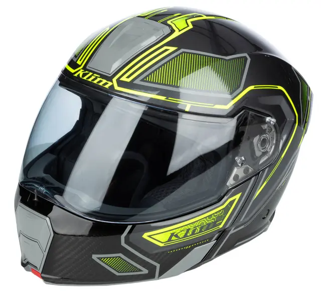 Klim GT1 Expedition Hjelm XS Encrypted Gloss Asphalt Hi-Vis 