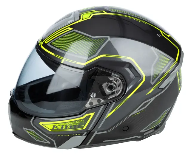 Klim GT1 Expedition Hjelm XS Encrypted Gloss Asphalt Hi-Vis 
