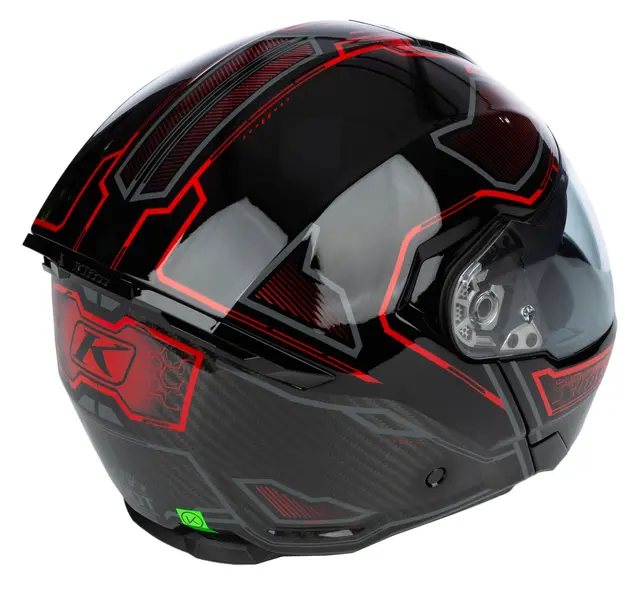 Klim GT1 Expedition Hjelm XS Encrypted Gloss Black - Redrock 