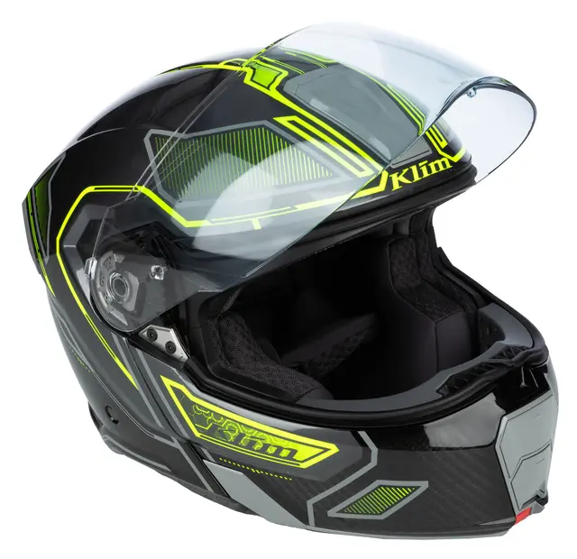 Klim GT1 Expedition Hjelm XS Encrypted Gloss Asphalt Hi-Vis 