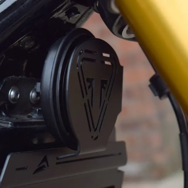 Pyramid Horn deksel Med Triumph logo 