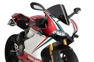 Puig Side Downforce Spoilers | Black/Bl ack | Ducati 1199 Panigale 2012&gt;2015