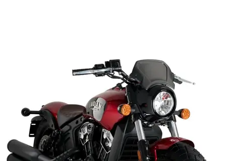 Puig Fly Screen - Fork Mounted | (Alumi nium) Matte Black |