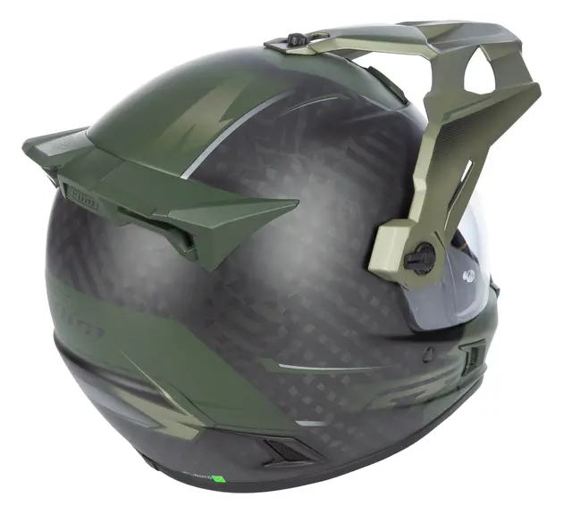 KLIM KRIOS PRO Hjelm XS Echo Matte Black-Rifle Green-Oil Green 