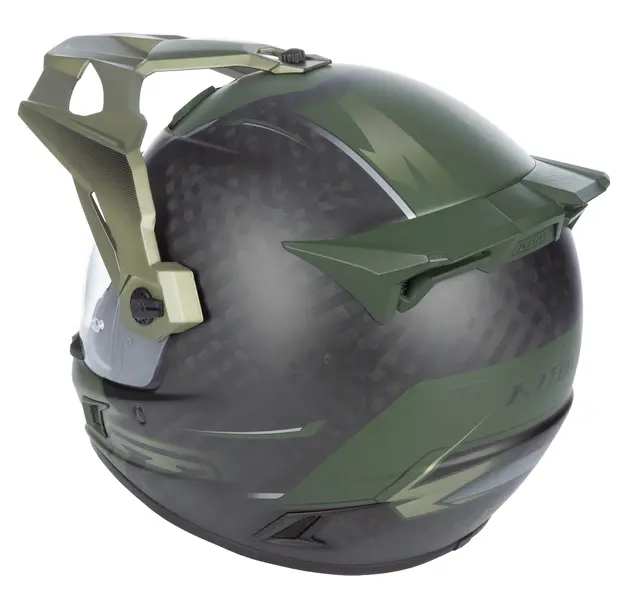 KLIM KRIOS PRO Hjelm XS Echo Matte Black-Rifle Green-Oil Green 