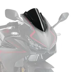 Puig Racing Screen - Sort  (Opaque) Honda CBR 500 R 2019&gt;