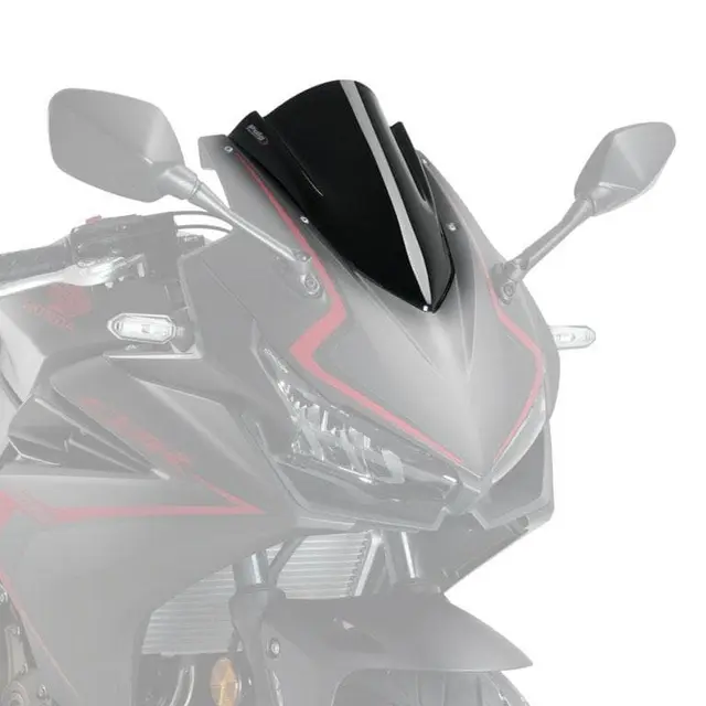 Puig Racing Screen - Sort  (Opaque) Honda CBR 500 R 2019> 