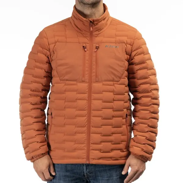 Klim Boulder Stretch Dunjakke Oransje S Lett og varm dunjakke 