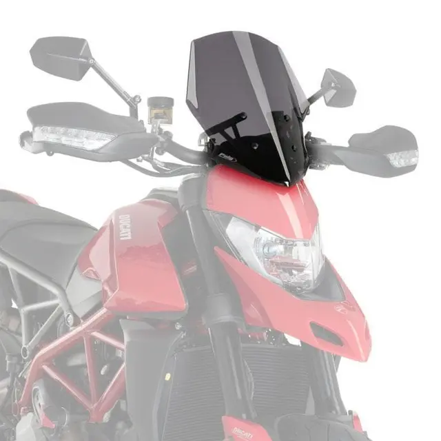 Puig Racing Screen | Dark Smoke | Ducat i Hypermotard 950 2019> 
