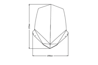 Puig Sport Screen | Black (Opaque) | Ho nda CB 500 F 2016>