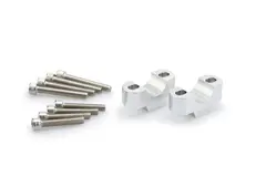 Puig Handlebar Risers - 20mm Rise S&#248;lv