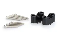 Puig Handlebar Risers - 30mm Rise Sort