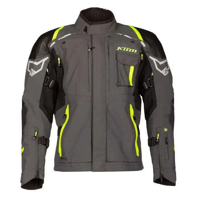 Klim Kodiak Motorsykkel Jakke 48 Asphalt - Hi-Vis 