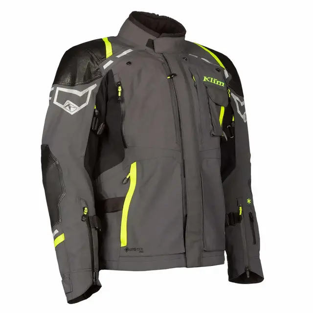 Klim Kodiak Motorsykkel Jakke 48 Asphalt - Hi-Vis 