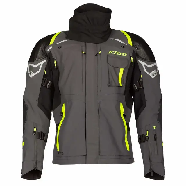 Klim Kodiak Motorsykkel Jakke 48 Asphalt - Hi-Vis 