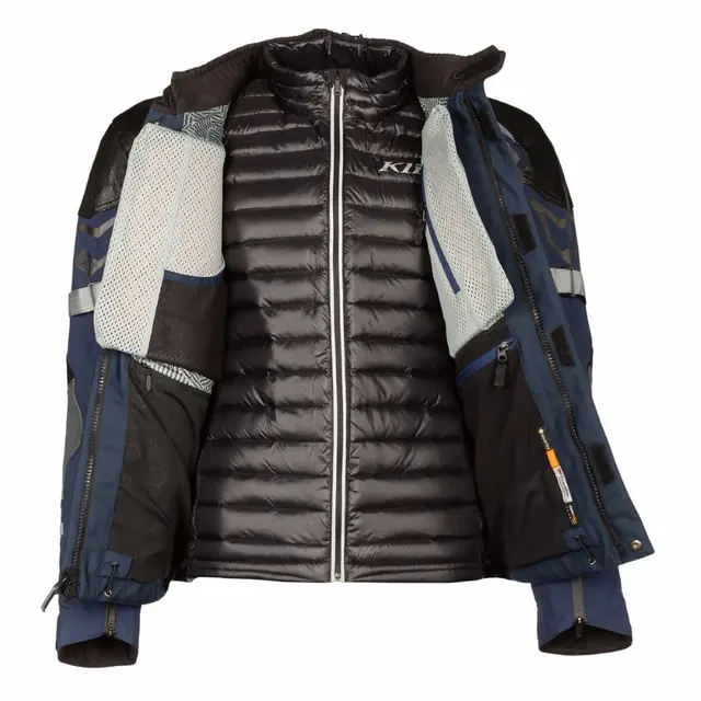 Klim Kodiak Motorsykkel Jakke 56 Navy Blue - Monument Gray 