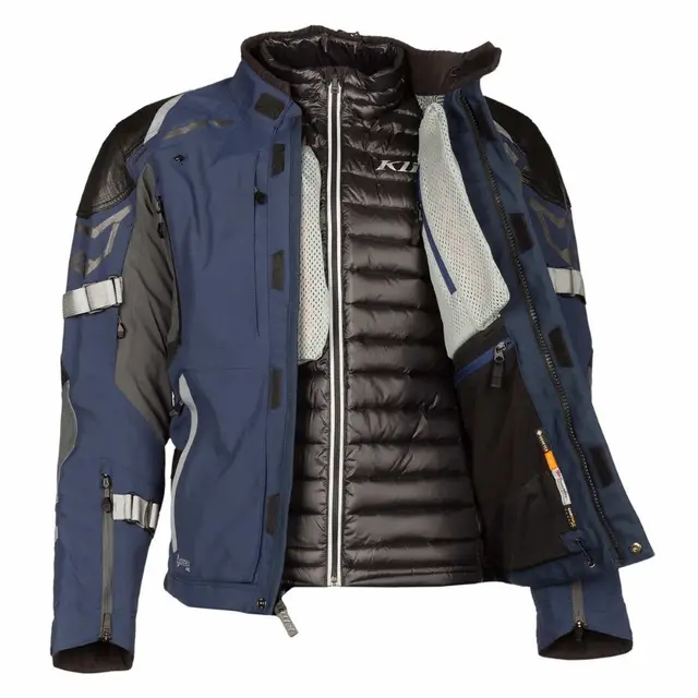 Klim Kodiak Motorsykkel Jakke 56 Navy Blue - Monument Gray 