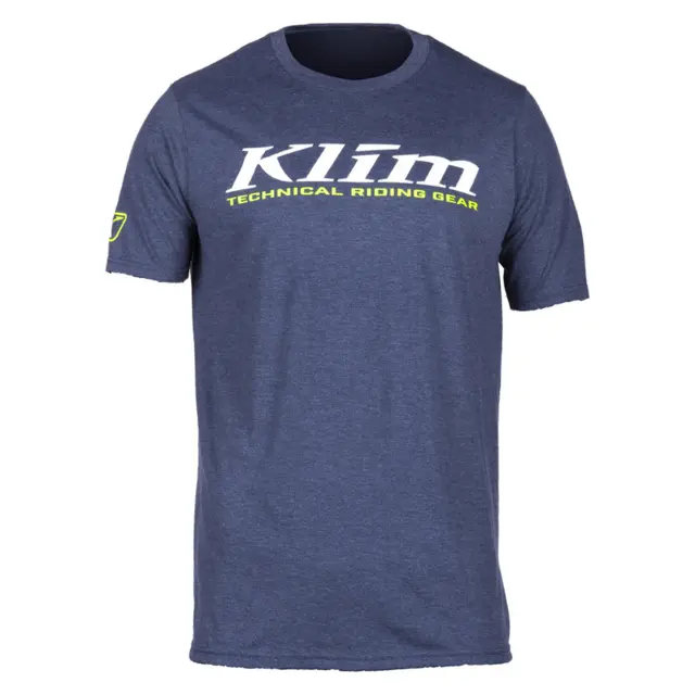 KLIM Corp SS T Sort/gul S 