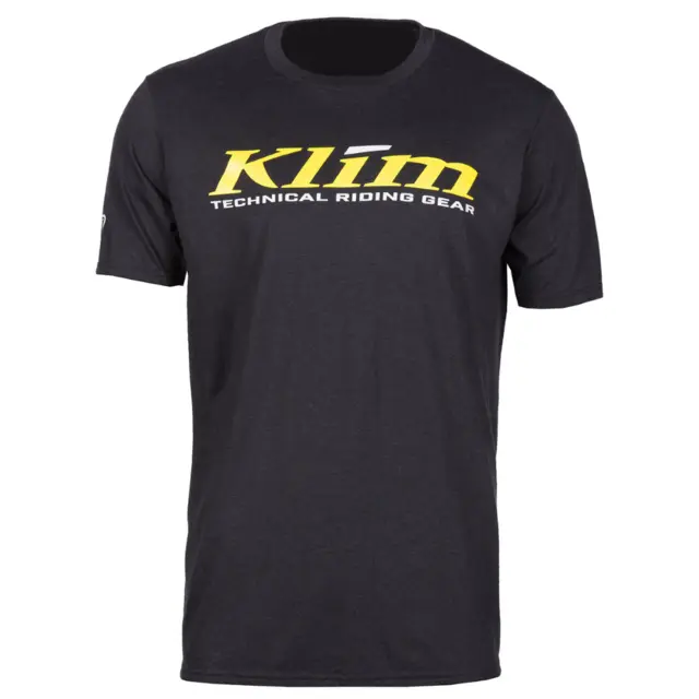 KLIM Corp SS T Sort/gul S 