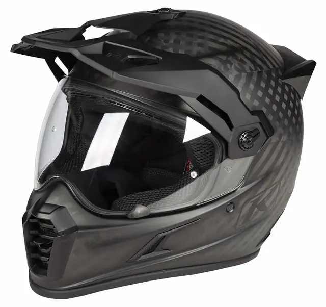 KLIM KRIOS PRO ECE Hjelm 2XL Karbon - Koroyd Matte Black 