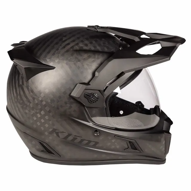 KLIM KRIOS PRO ECE Hjelm 2XL Karbon - Koroyd Matte Black 
