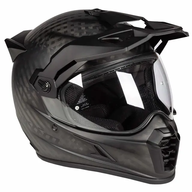 KLIM KRIOS PRO ECE Hjelm 2XL Karbon - Koroyd Matte Black 