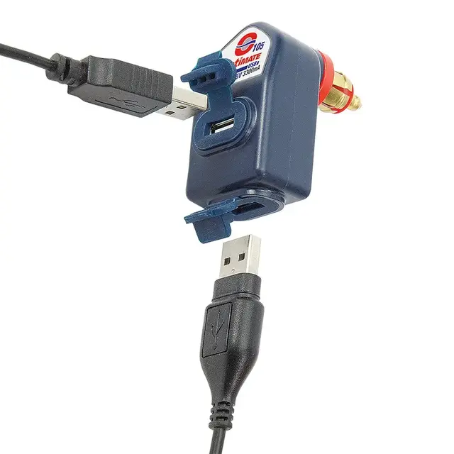 TECMATE OptiMate USB Dual Lader din Triumph - BMW 