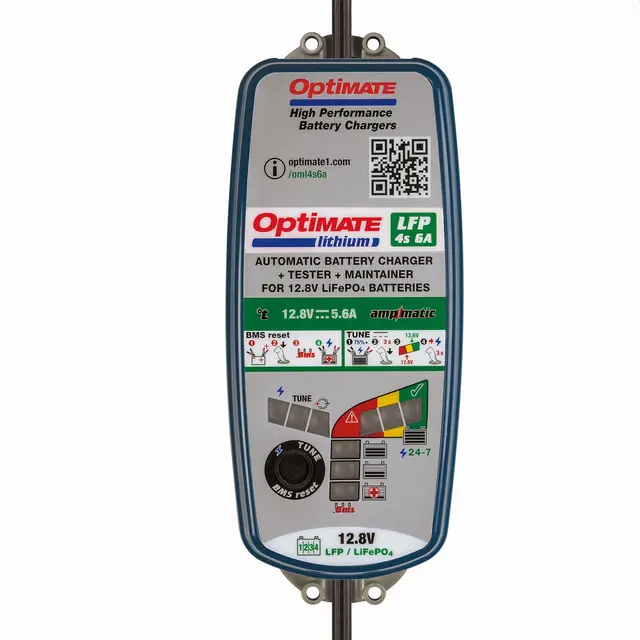 Tecmate Optimate Lithium Batterilader 4S|6A TM390 