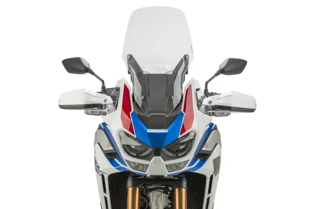 Puig Front Wind Deflectors | Clear | Ho nda CRF 1100 L Africa Twin Adventure Sp 