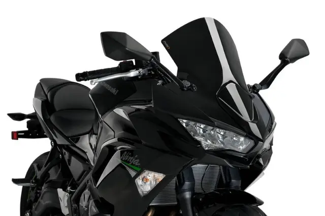 Puig R-Racer Screen | Black (Opaque) | Kawasaki Ninja 650 2020> 
