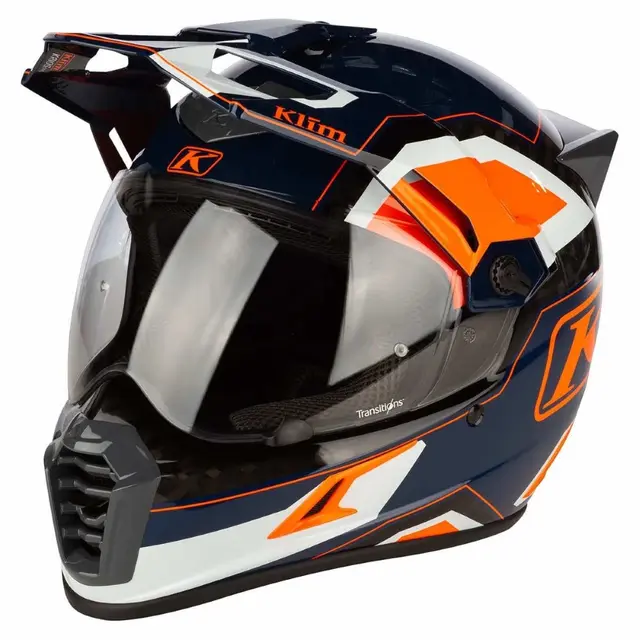 KLIM KRIOS PRO ECE Hjelm S Karbon - Koroyd Rally Striking Orange 